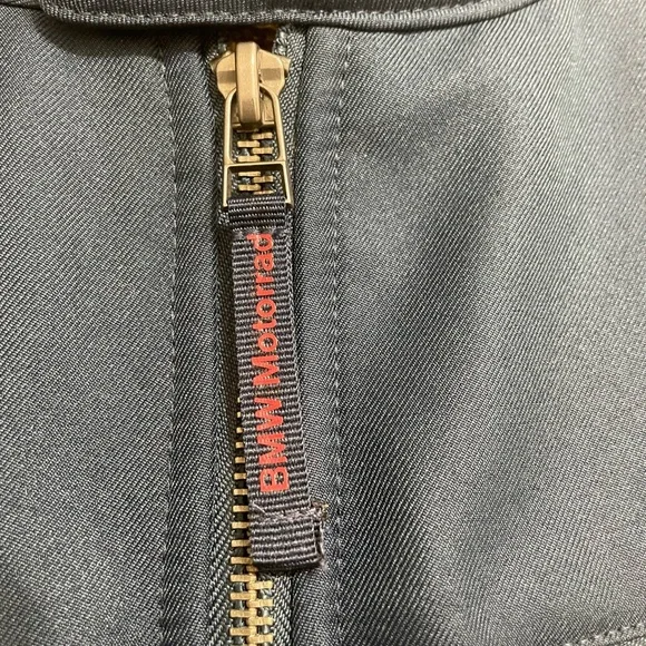 NWT BMW Motorrad Soft Shell Bomber Jacket Women’s Size L Fits Like M Navy Blue - Picture 2 of 10